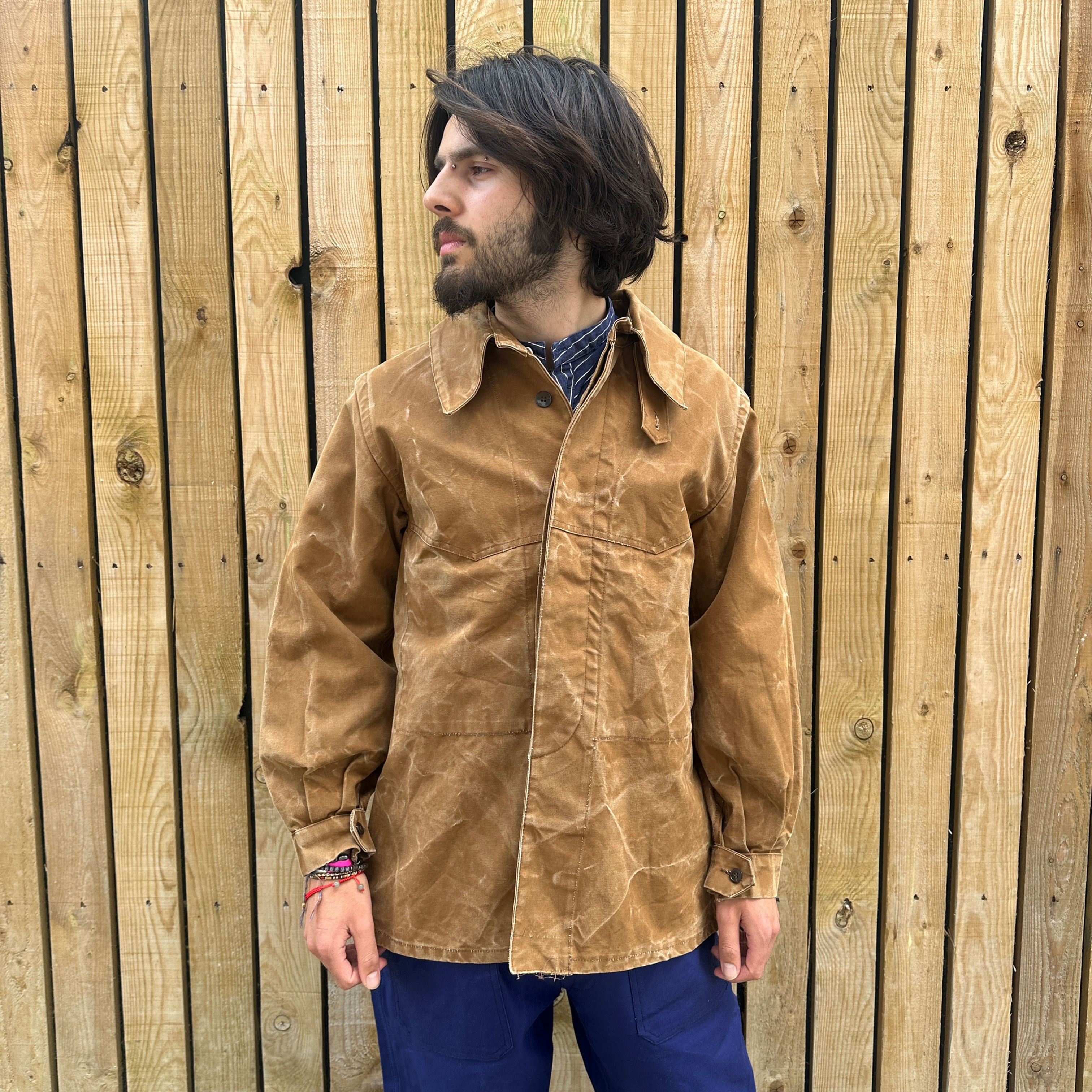 Medium Brown Train Driver Coat