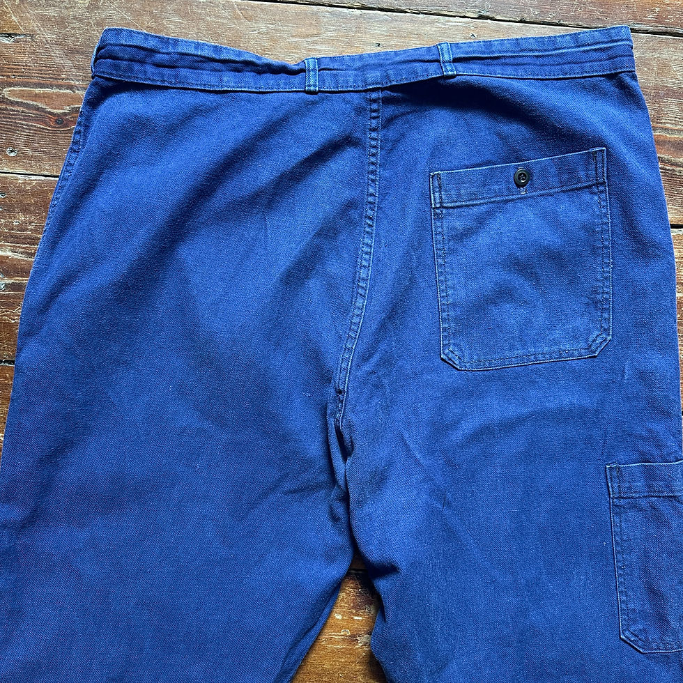 Thumbnail: Dark Blue Chore Trousers 36W 33L