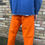 Thumbnail: Orange Chore Trousers - 35W 30L