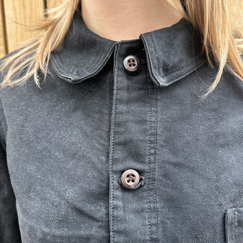 Thumbnail: XS Black Moleskine Workwear Jacket