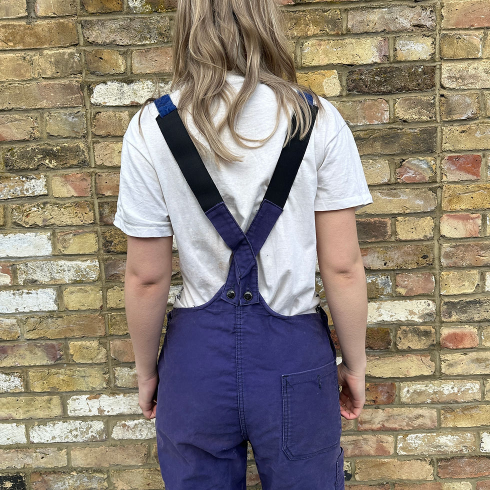 Thumbnail: Moleskine Chore Dungarees 34W