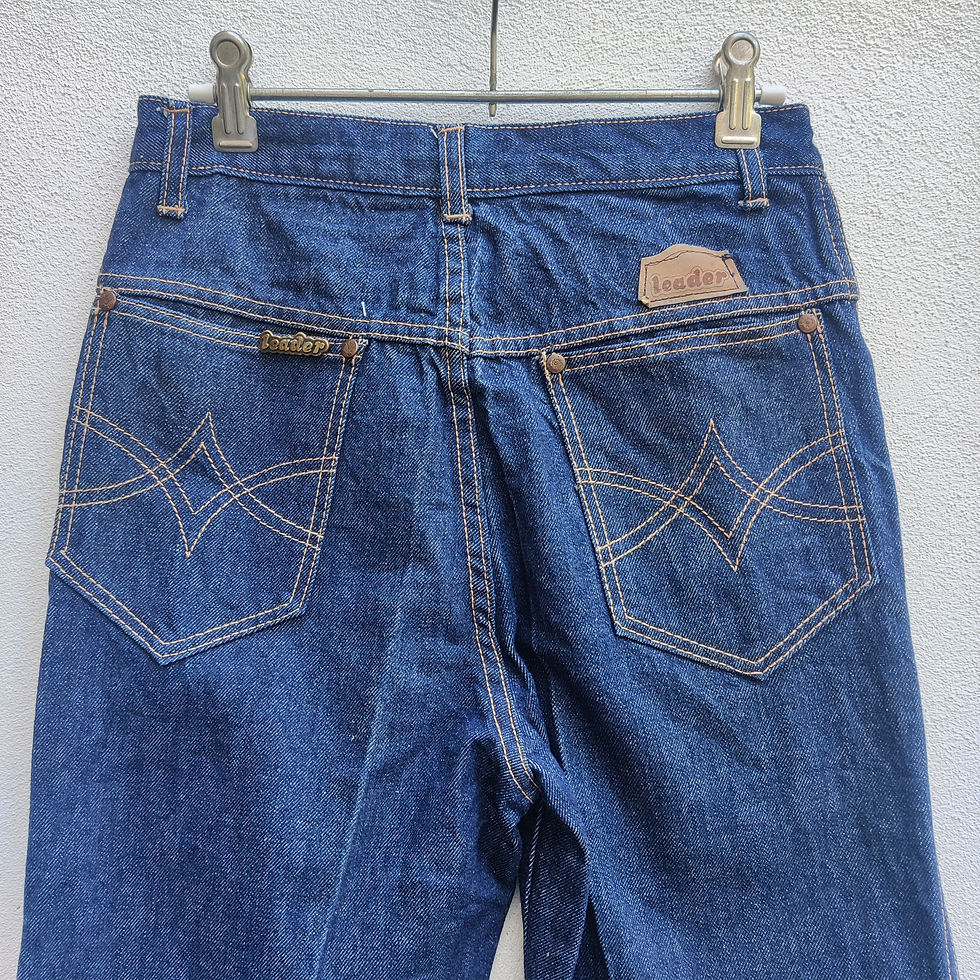 Thumbnail: 1970s French Denim Trousers 26W 29L