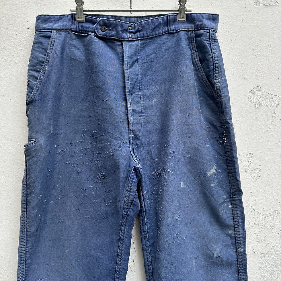 Thumbnail: Lafont Distressed Moleskine Trousers 34W31L