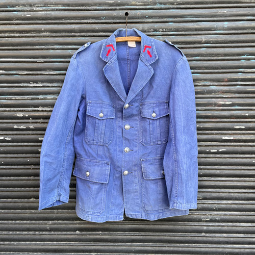 Fireman Dark Blue Jacket - S/M | frenchworkwear