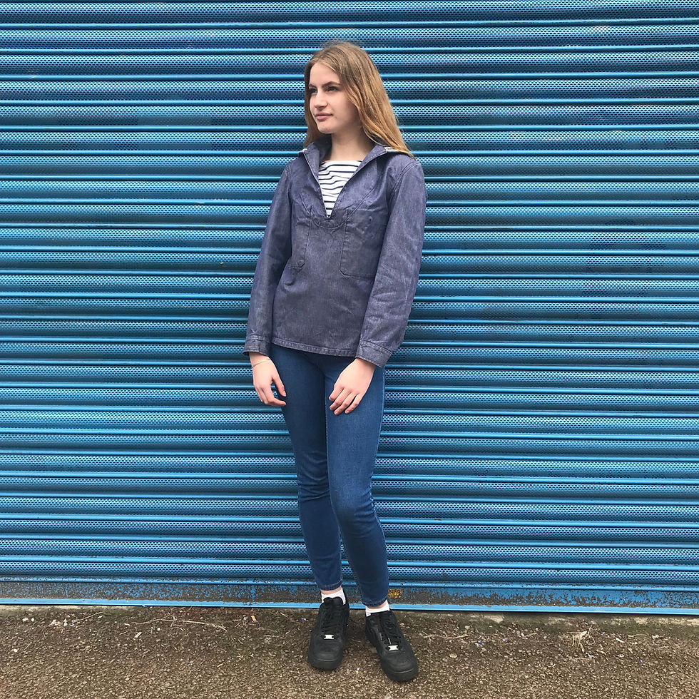 Thumbnail: Marine Nationale Denim Style Smock XS