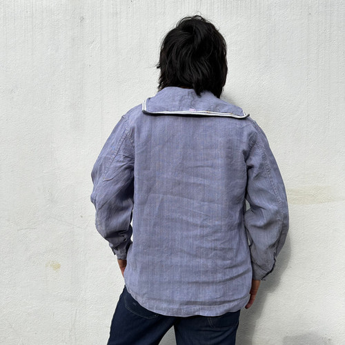Linen French Navy Sailor Smock M/L | frenchworkwear