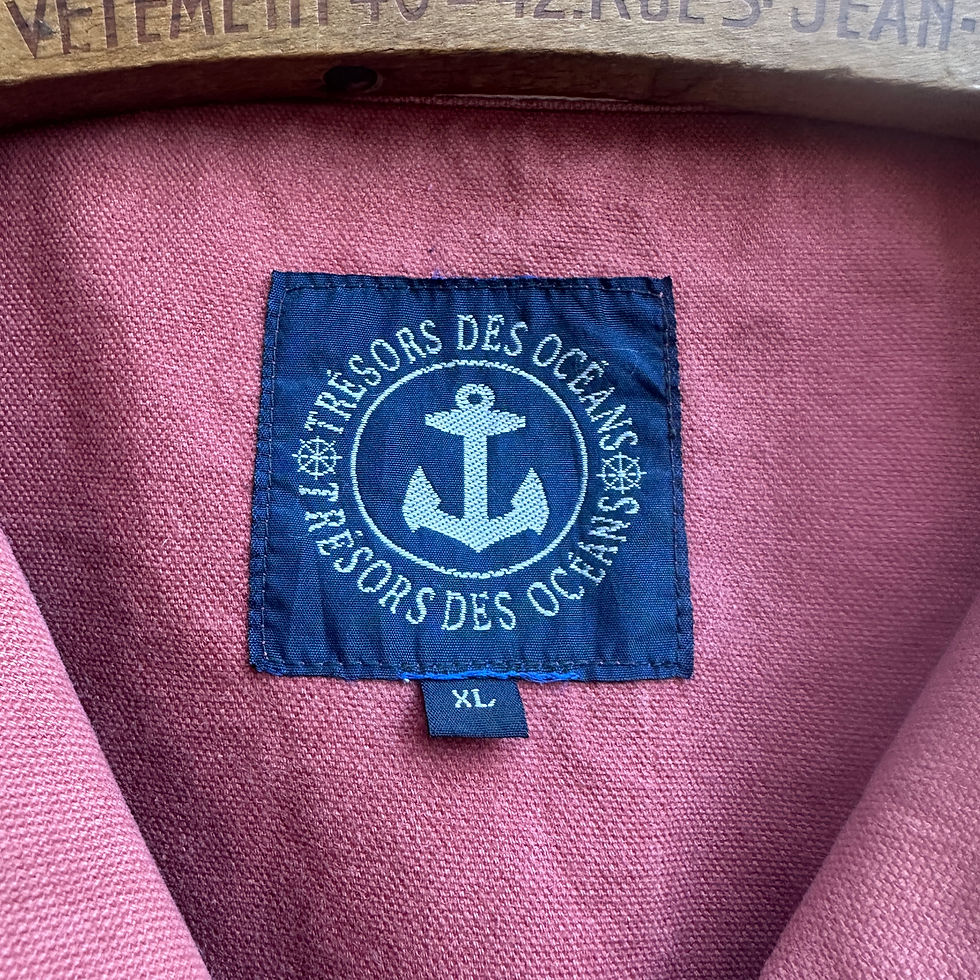 Thumbnail: Large Burnt Red Fisherman's Smock