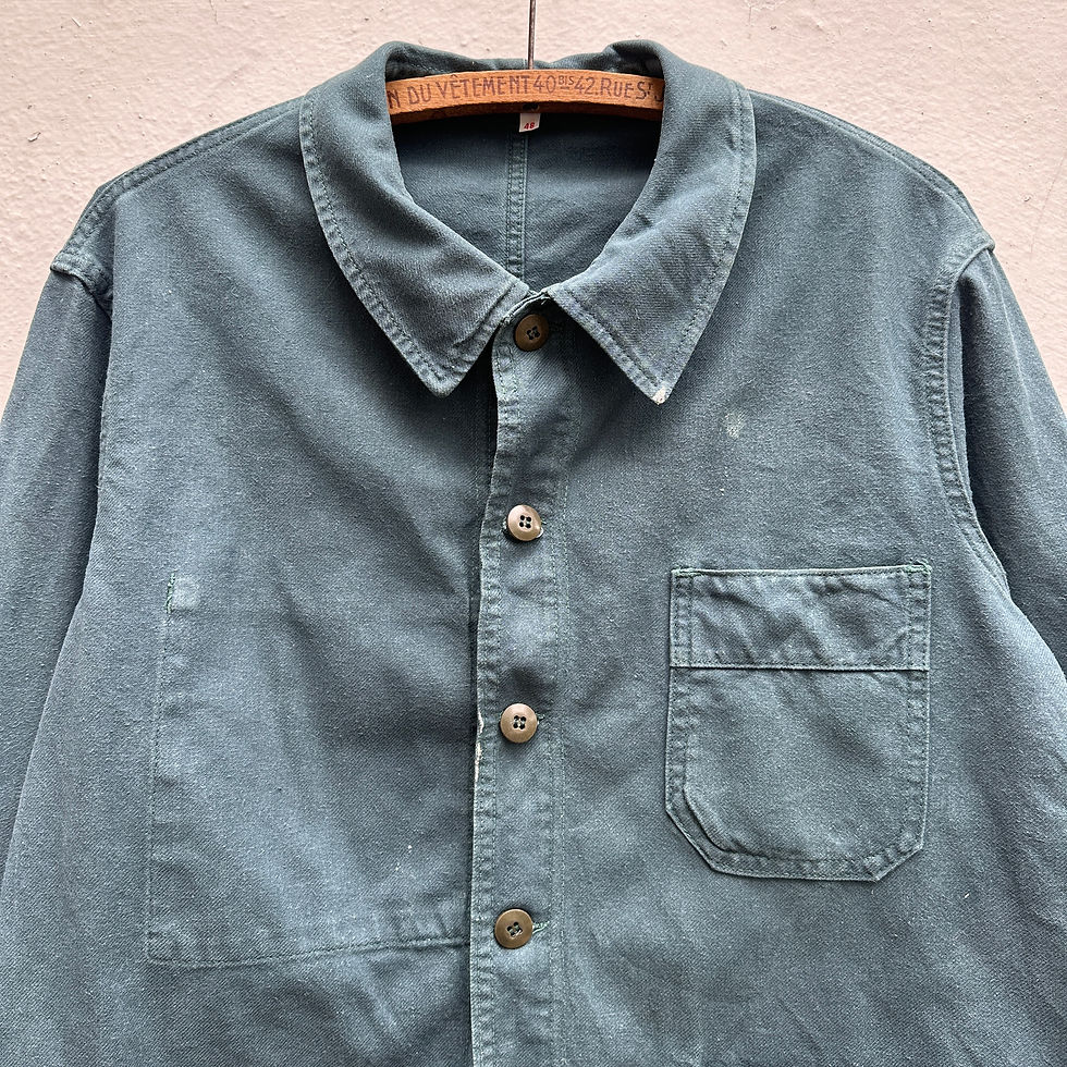 Thumbnail: Medium Adolphe Lafont Green Chore Jacket
