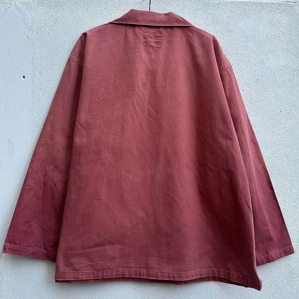 Thumbnail: Large Burnt Red Fisherman's Smock