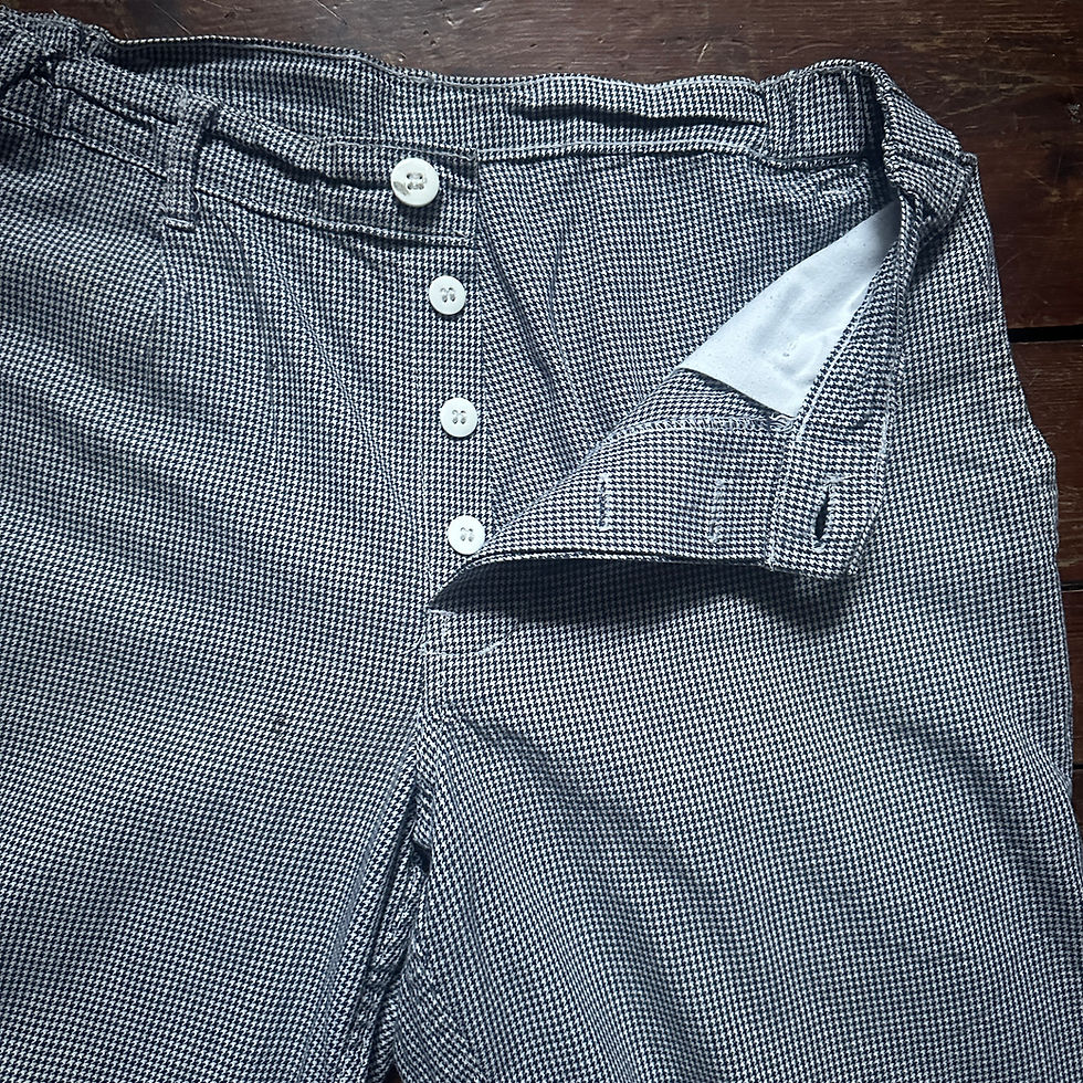 Thumbnail: Houndstooth Trousers 26W 28.5L