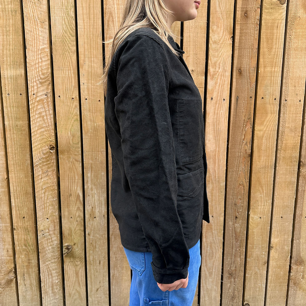 Thumbnail: XS Black Moleskine Workwear Jacket