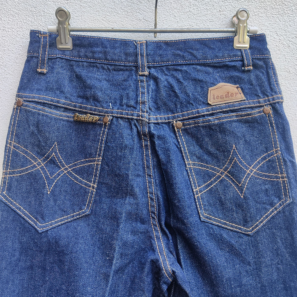 Thumbnail: 1970s French Denim Trousers 26W 29L