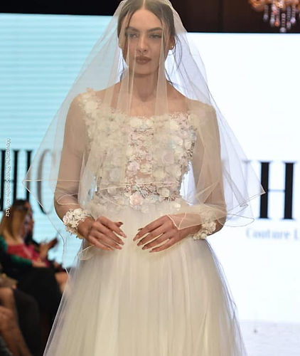 robe de mariée dentelle 3D