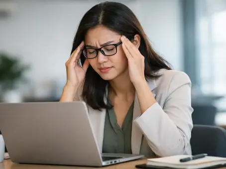 Headache After Laptop Use Even With Glasses?