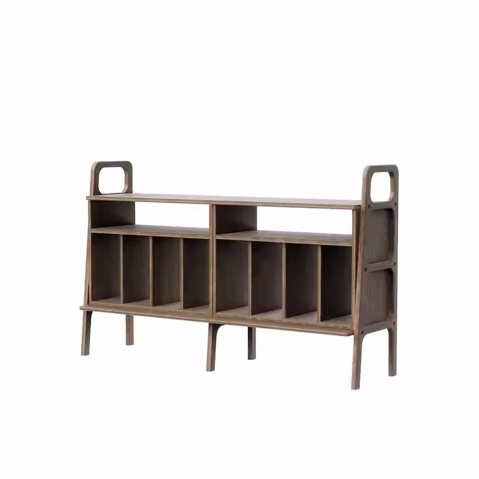 Thumbnail: Mid century modern, Record player stand, TV stand, media console, Scandinavian