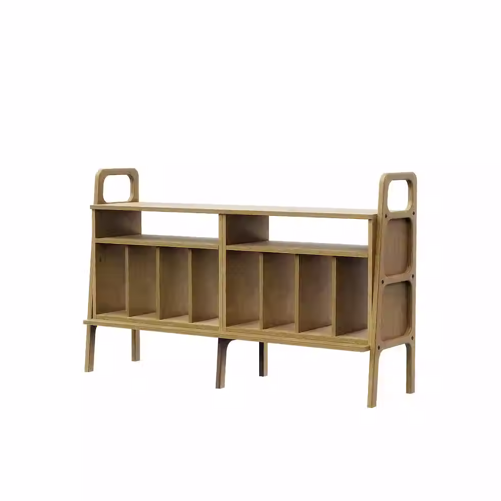 Thumbnail: Mid century modern, Record player stand, TV stand, media console, Scandinavian