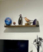 Thumbnail: Handmade Rustic Floating Shelf – Douglas Fir Wood with Iron Pipe Brackets