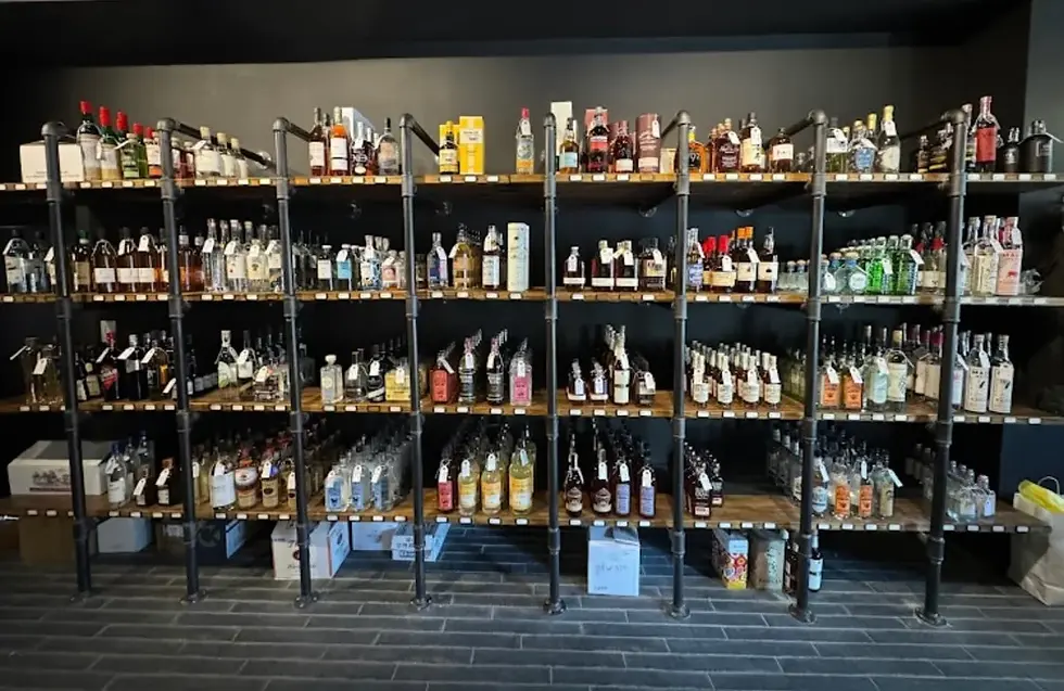 Thumbnail: Industrial Wall Shelving Unit. Book Shelf. Shelving Unit. Rustic Wood Shelf. Pan