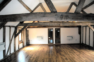 A view of the upstairs office.