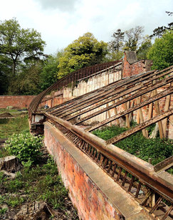 The extensive iron framework required major works.