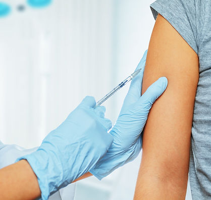 Person Getting Vaccinated