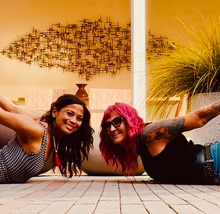 your two top instructors having fun