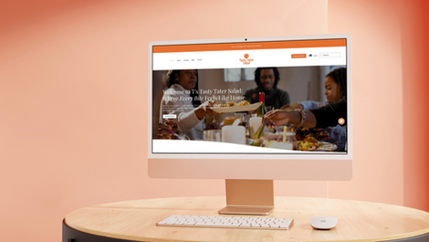 T's Tasty Tater salad mockup