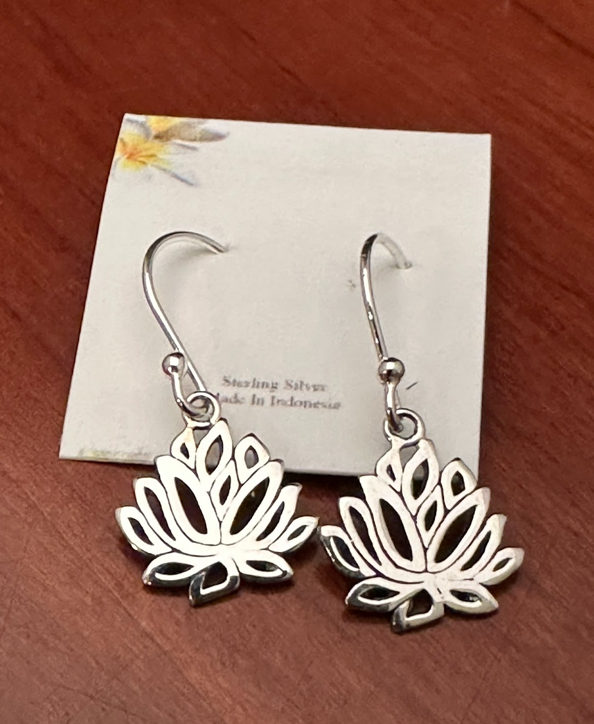 Lotus Wire Earrings