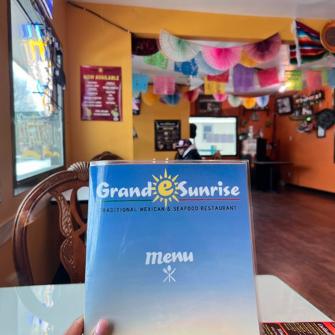 Grande sunrise restaurant menu