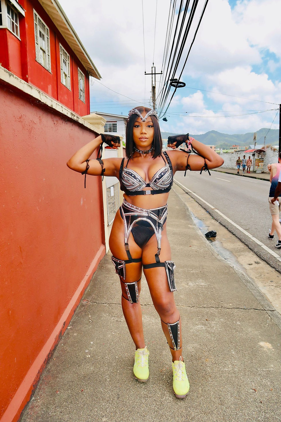 Shira posing after Carnival