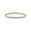 Thumbnail: 10k Gold Lab Grown Diamond Round Cut Tennis Bracelet