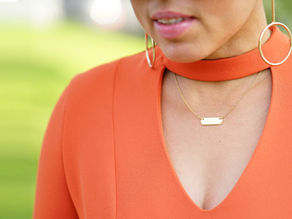 DIY BANDED VNECK TOP TURNED DRESS USING MCCALL’S 7657