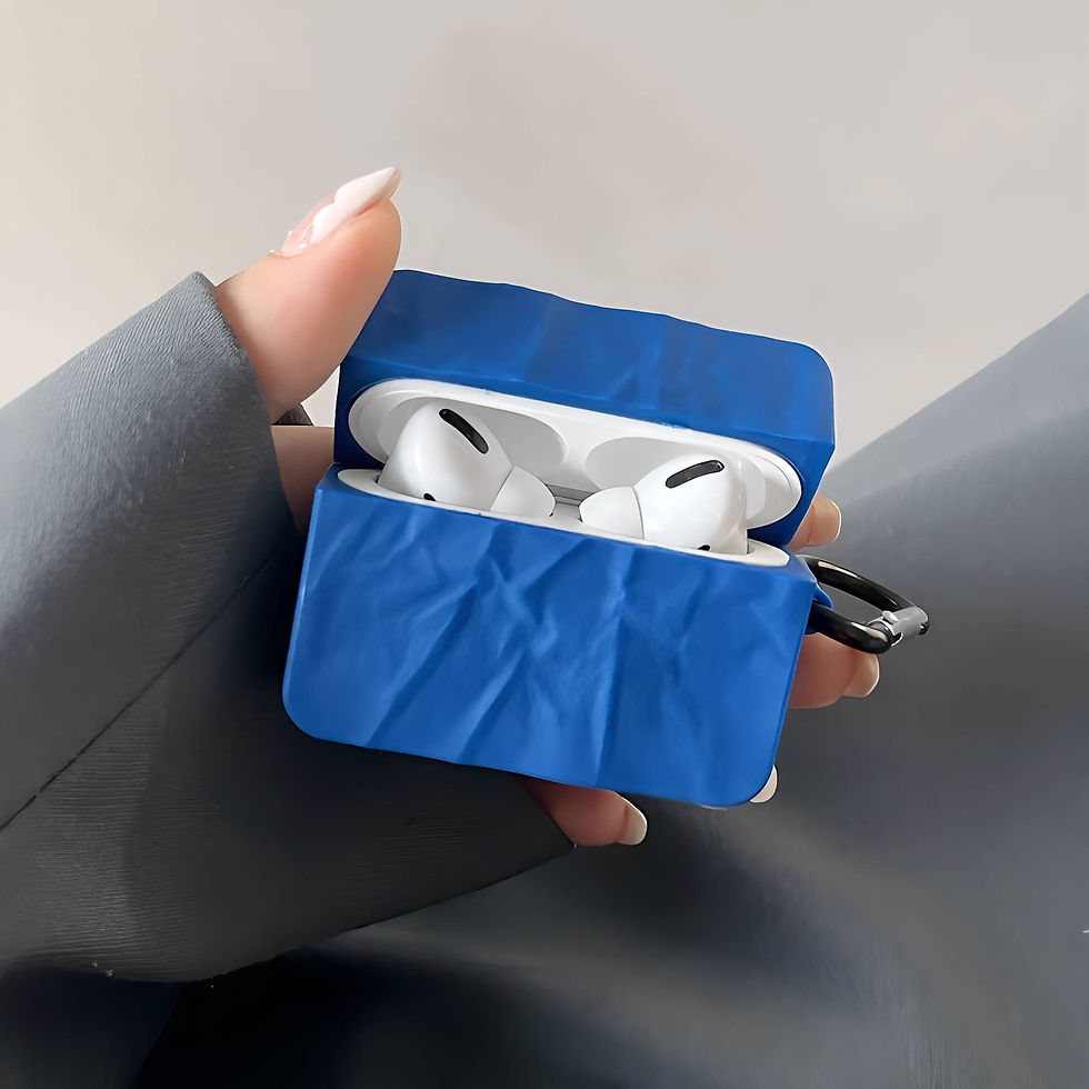 Thumbnail: Blue Textured Airpods Case