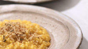 Risotto vegano zucca e rosmarino