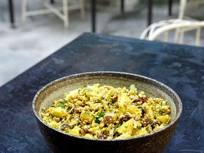 Cous cous di cavolfiore al curry - Pronto in 5 minuti!