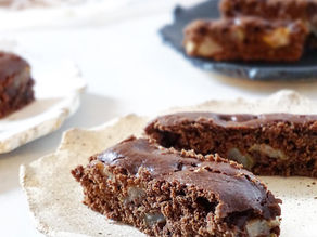 Torta doppio cioccolato e pere