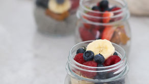 Budino di semi di chia con frutta fresca | Vegan