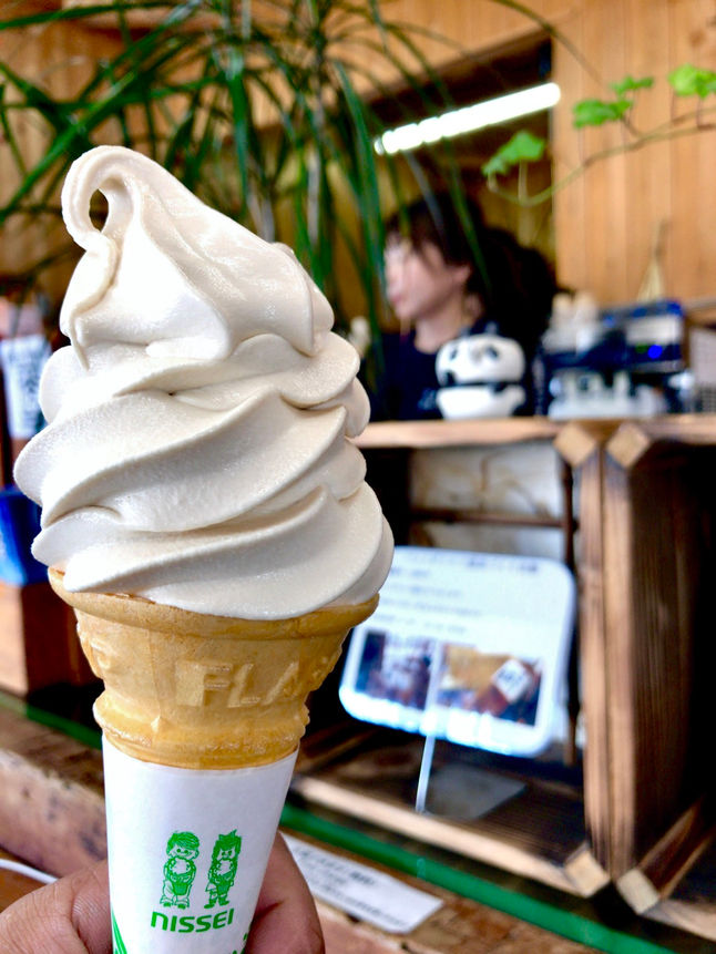 紀州湯浅の
「醤油ソフトクリーム」