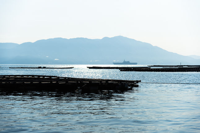 日本のご馳走、広島「倉橋島海産」の牡蠣。
