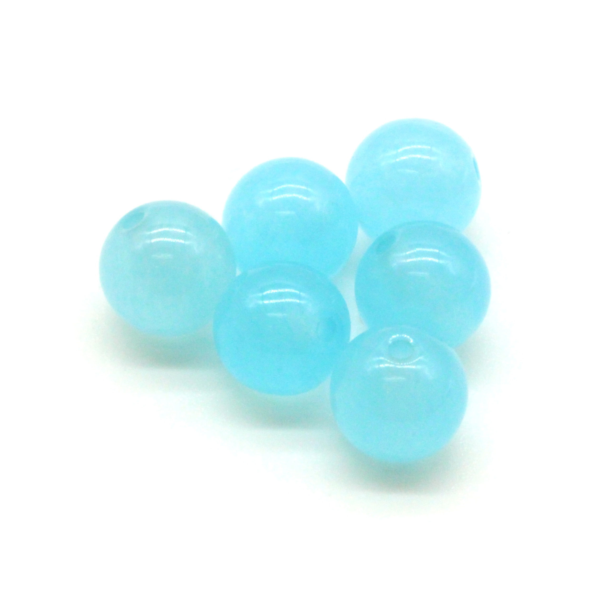 Real Aquamarine Crystal Beads (S)