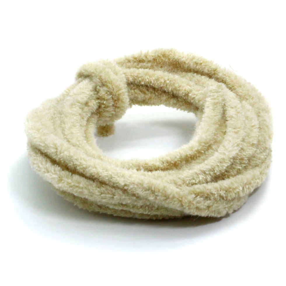 灰色雪尼尔杆/管道清洁器(S)