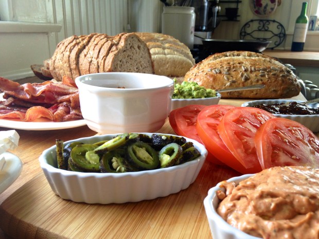 Grilled Cheese Party Fixins