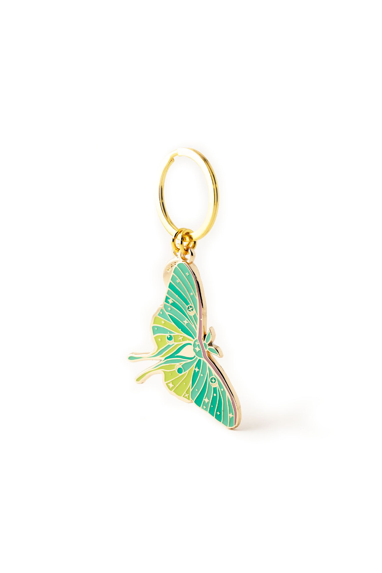 Luna Moth Keychain
