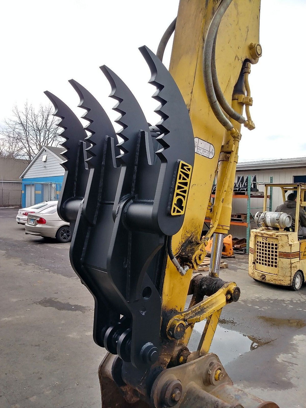 Thumbnail: Manca Thumbs 24x42" Universale Weld On Hydraulic Excavator Thumb