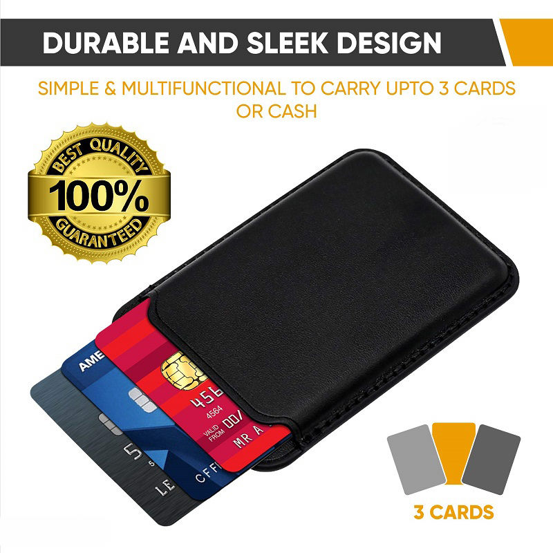 Thumbnail: Magnetic PU Leather Wallet Card Holder Case