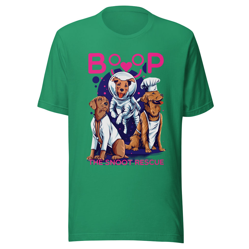 Thumbnail: Boop The Snoot Rescue T-Shirt – Soft Unisex Tee for Dog Lovers