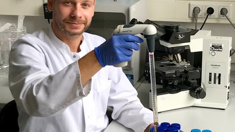 Lars Klug - Doktorand am Experimental and Clinical Research Center (ECRC) der Charité