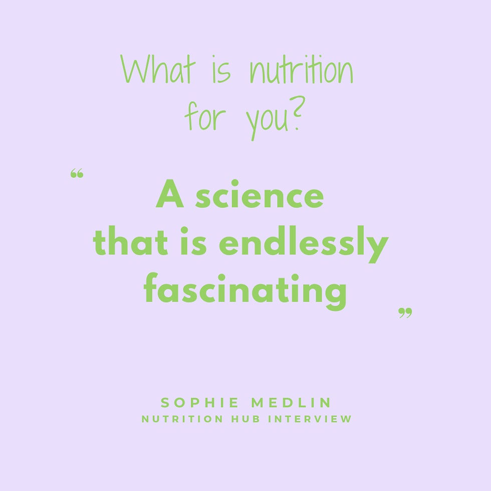 Quote by Sophie Medlin - Dietitian, Consultant & Founder