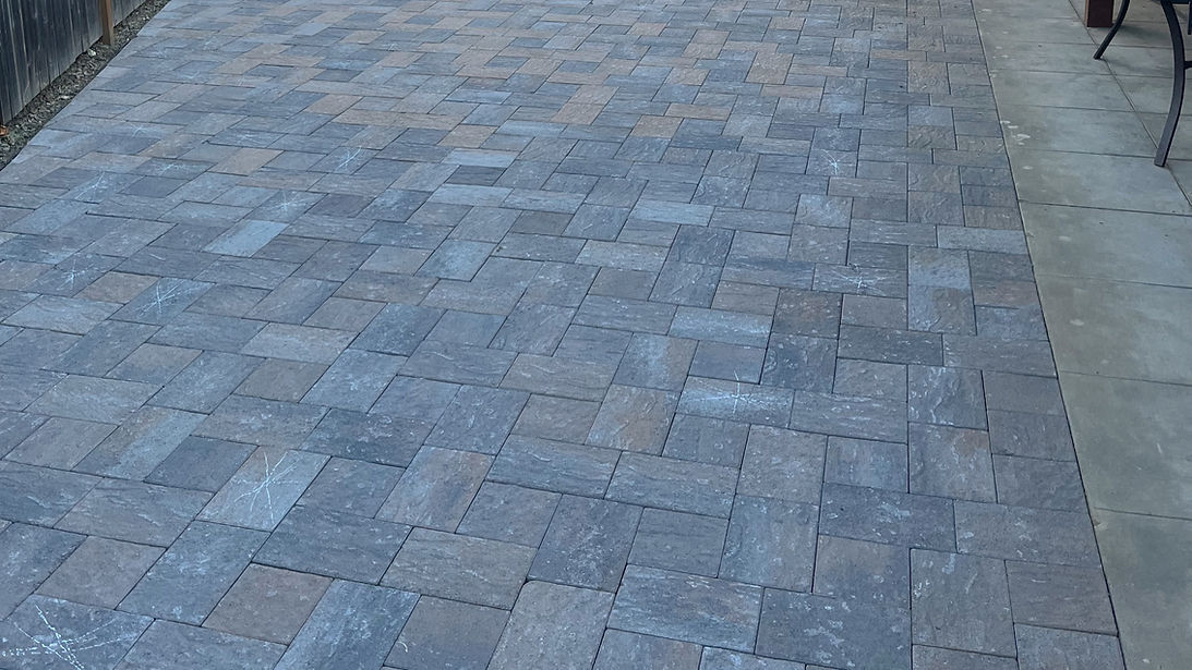 patio laid in a beautiful arrangement