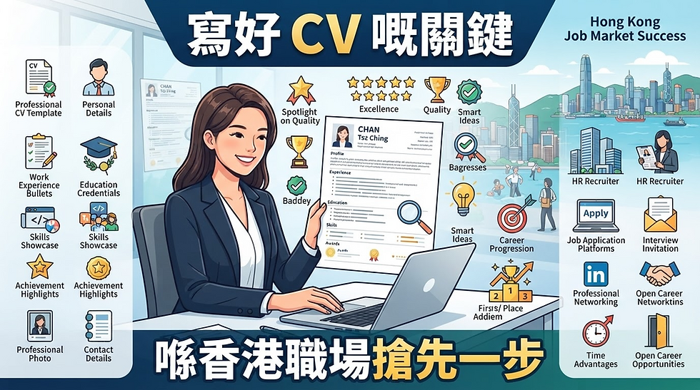 寫好CV嘅關鍵:喺香港職場搶先一步